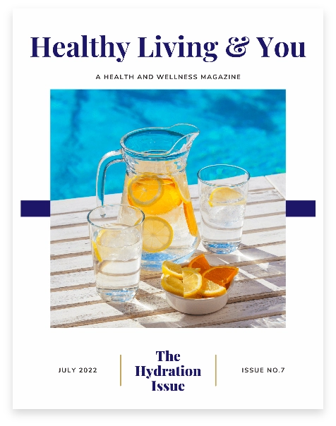 Healthy Living and You cover photo from issue num 7