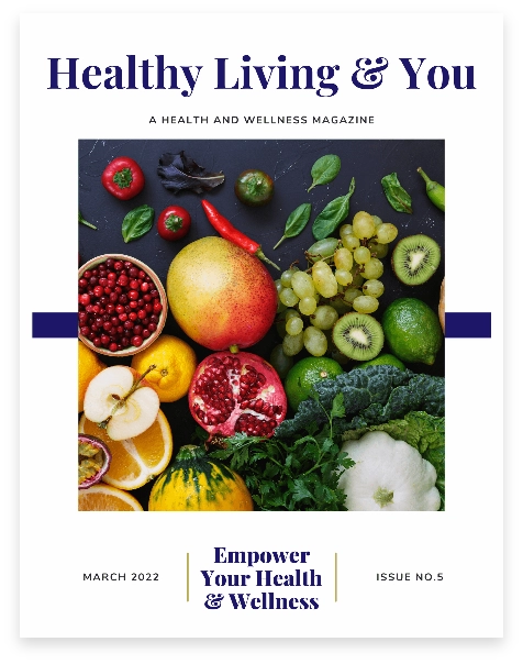 Healthy Living and You cover photo from issue num 5