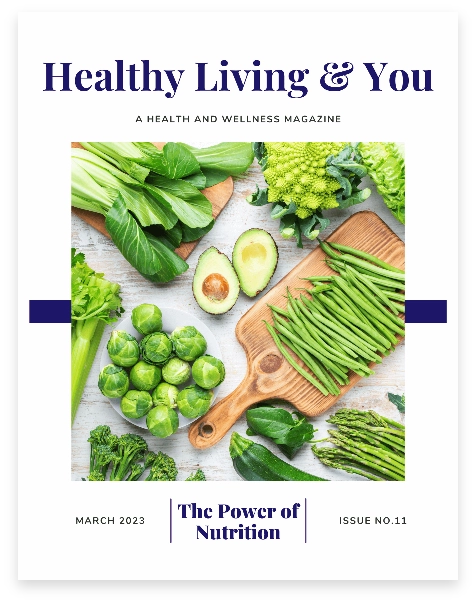 Healthy Living and You cover photo from issue num 11