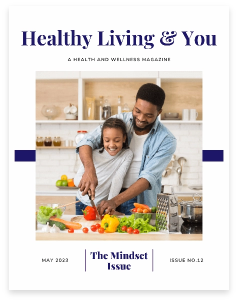 Healthy Living and You cover photo from issue num 12