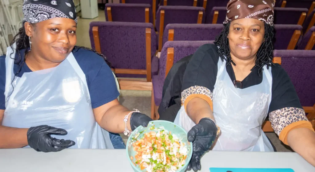 Healthy Families, Healthy Communities cooking class.